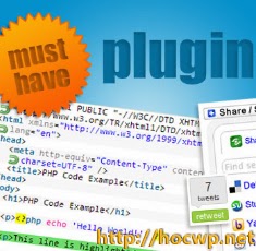 Những plugin nên dùng cho WordPress