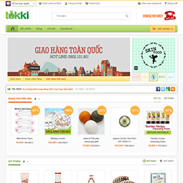 Shop mỹ phẩm Tokki