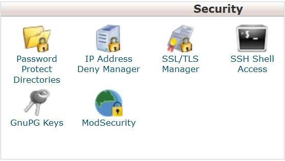 Chức năng Password Protect Directories trên cPanel