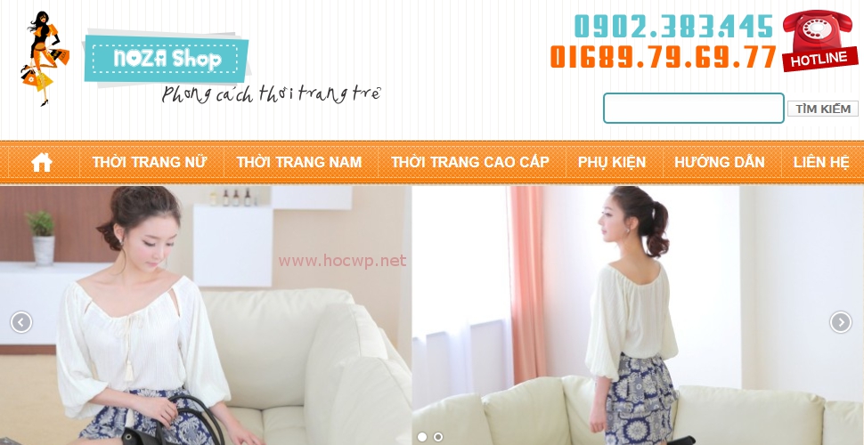 Tạo trang shop bằng WordPress