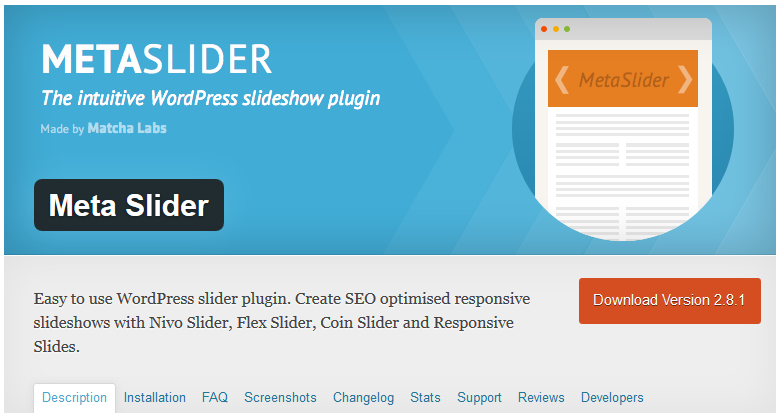 Plugin Meta Slider tạo slide cực dễ cho WordPress