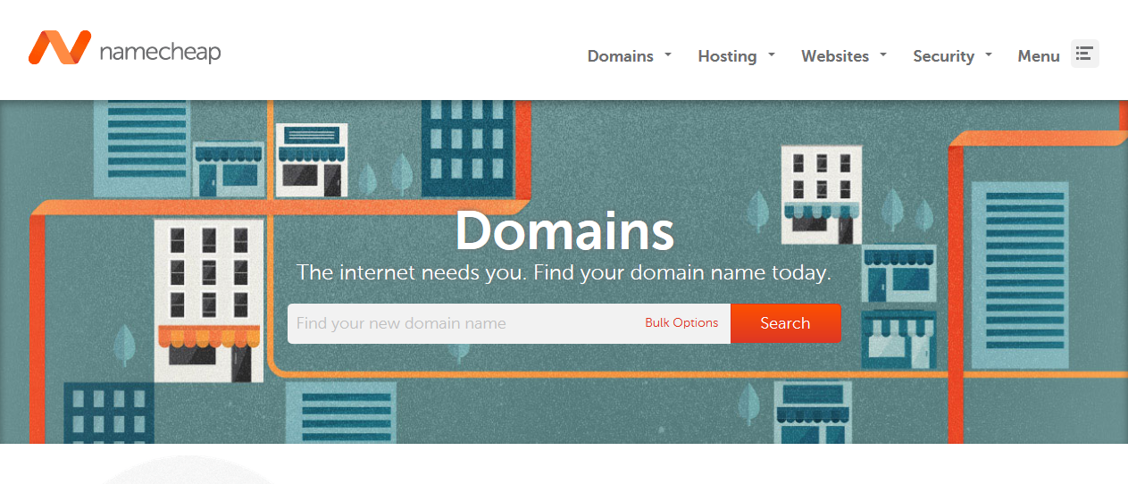 NameCheap Domain banner