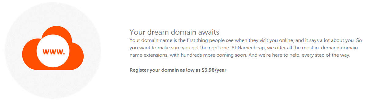 NameCheap Domain Introductions
