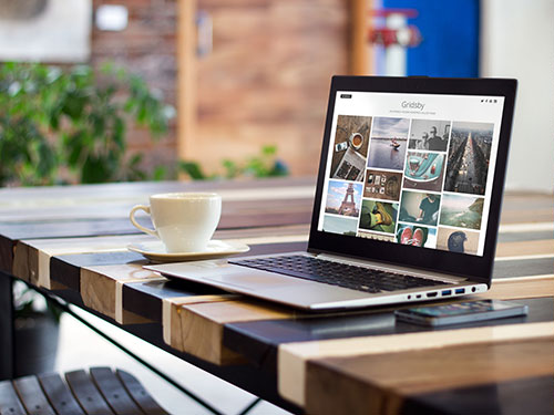 Giao diện responsive trên máy tính