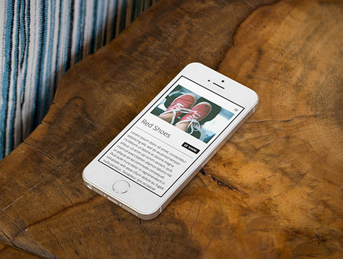 Giao diện responsive trên điện thoại di động