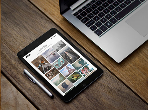 Giao diện responsive máy tính bảng