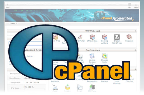 Hình ảnh bảng điều khiển cPanel