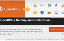 Sao lưu và phục hồi dữ liệu với plugin UpdraftPlus Backup and Restoration