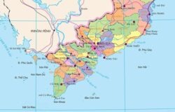 Bản đồ các tỉnh phía nam Việt Nam