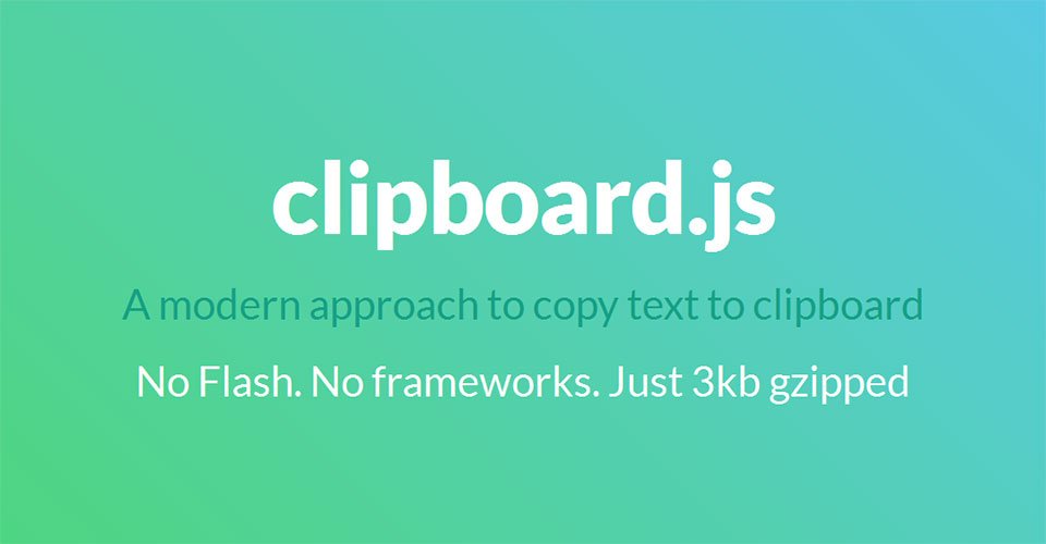 Sao chép văn bản với Clipboard.js