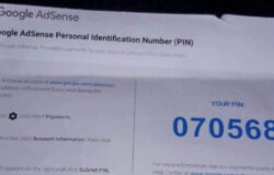 Thư thông báo mã PIN Google Adsense