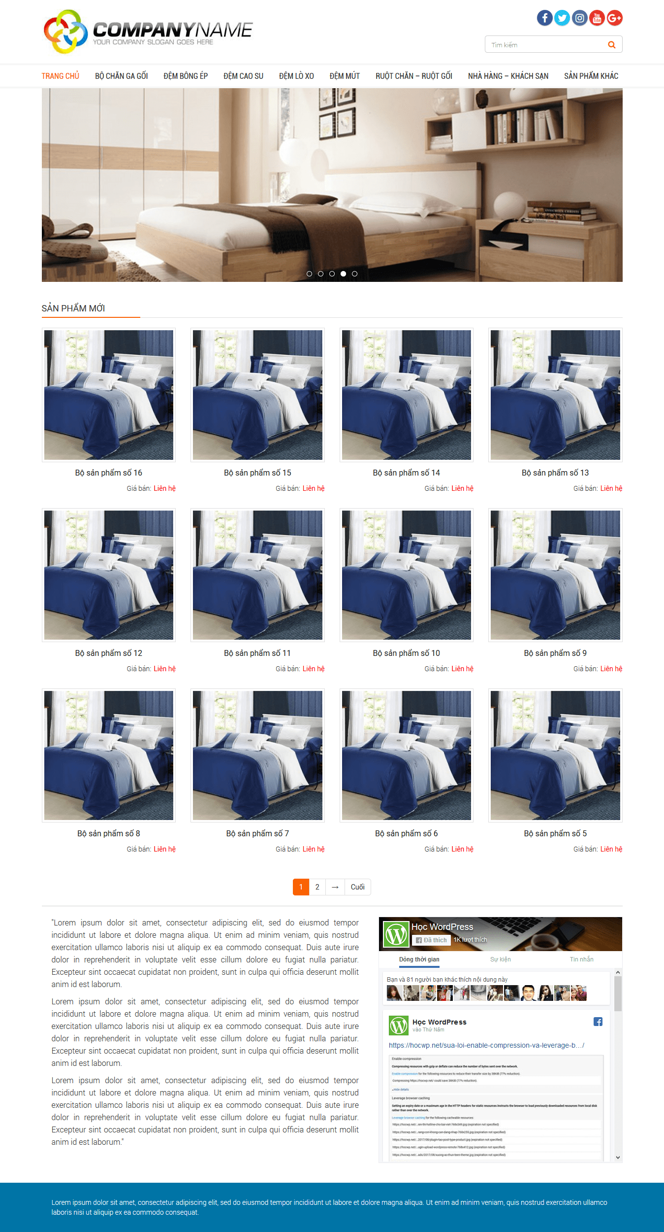 Chăn ga gối đệm