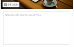 Chèn Facebook Messenger vào web