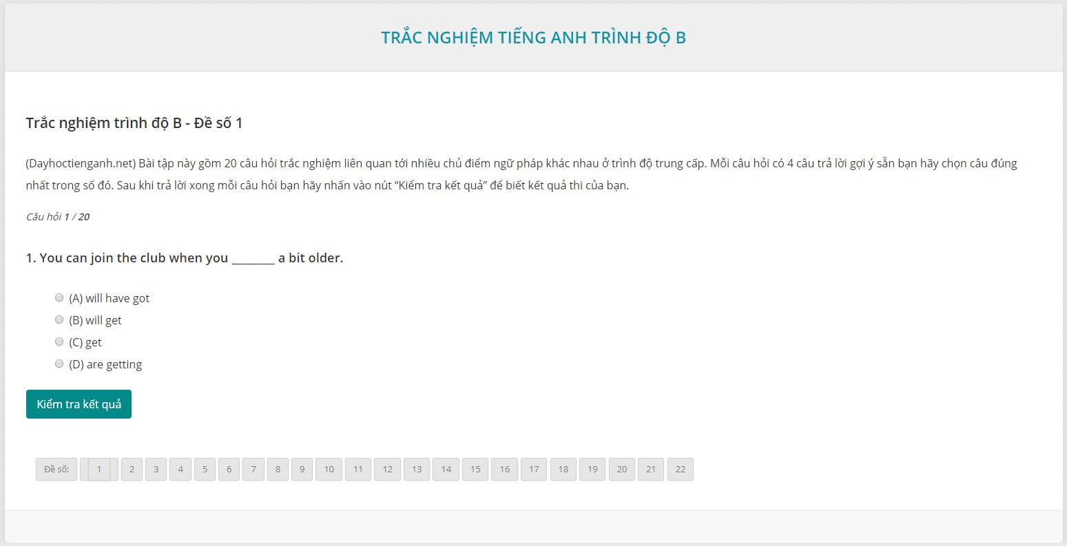 Plugin trắc nghiệm