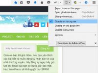 HocWP khuyến khích tắt Adblock Plus