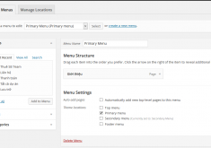 Hướng dẫn tạo menu WordPress